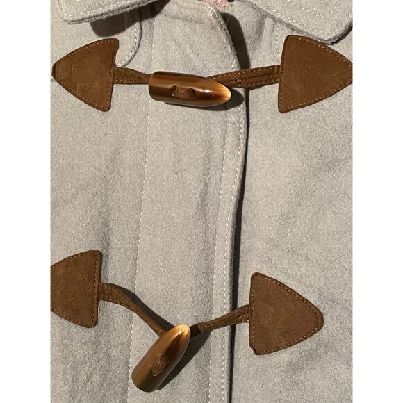 Gap Teal Zip n Toggle Y2K Pea Coat size Medium - Picture 9 of 10